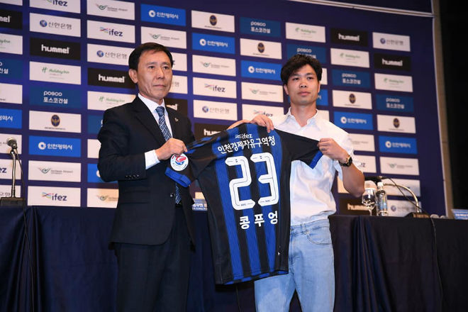 Công Phượng đến Incheon United nhận lương 