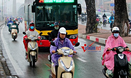 Dự báo thời tiết 16/2: Mưa dông phủ khắp Bắc Bộ từ ngày mai