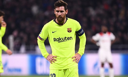 Messi quá vô duyên, Barca bị Lyon cầm chân