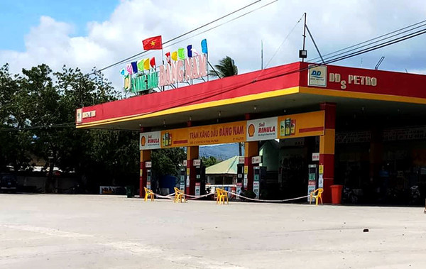 Cây xăng xảy ra vụ việc. Ảnh: Zing.vn