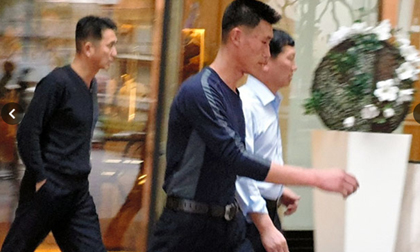 Ảnh hiếm về vệ sĩ Chủ tịch Triều Tiên Kim Jong-un tại Hà Nội