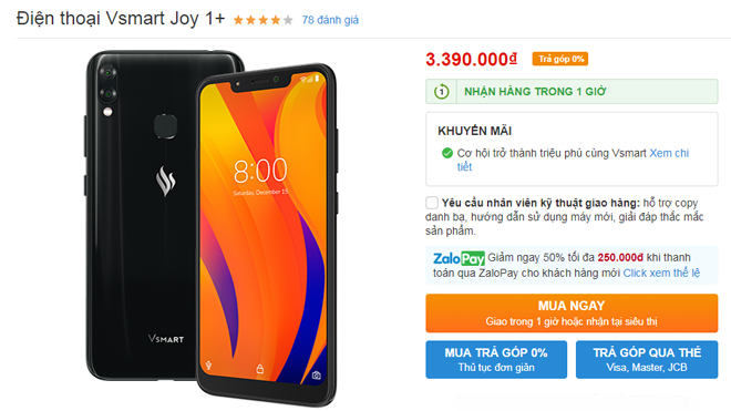 Top smartphone giá rẻ, máy 