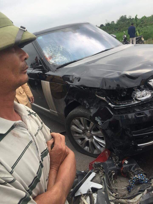 Hưng Yên: Chồng tử vong, vợ nguy kịch sau khi va chạm với xe Range Rover  - Ảnh 1.