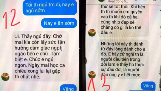 Nghi vấn thầy nhắn tin gạ tình trò: Gia đình nữ sinh không muốn kỷ luật thầy - 1