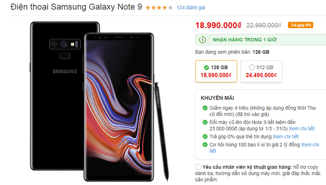 Top smartphone giảm giá “sốc” nhất tháng 3 - 2