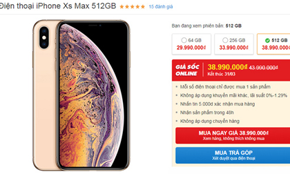 Top smartphone giảm giá “sốc” nhất tháng 3