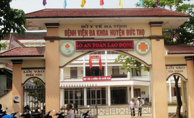 Bệnh viện đa khoa huyện Đức Thọ nơi ông Lý công tác.