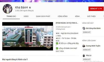 Kênh YouTube Khá Bảnh bị chặn tính năng kiếm tiền, bao giờ bị xóa?