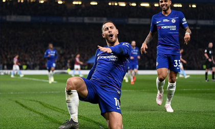 Hazard solo tuyệt đỉnh, Chelsea chen chân vào top 3