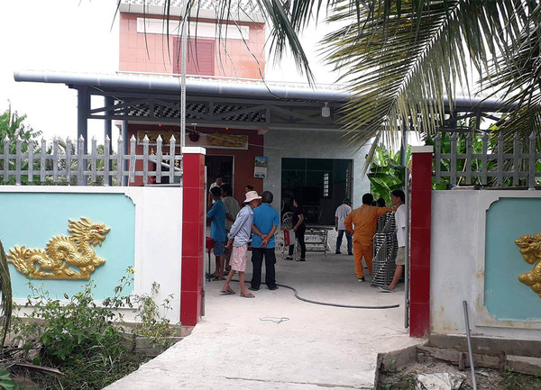 Căn nhà xảy ra vụ việc. Ảnh: Vietnamnet.