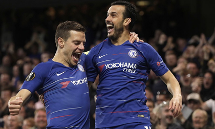 Rượt đuổi 'điên rồ', Chelsea đoạt vé bán kết Europa League