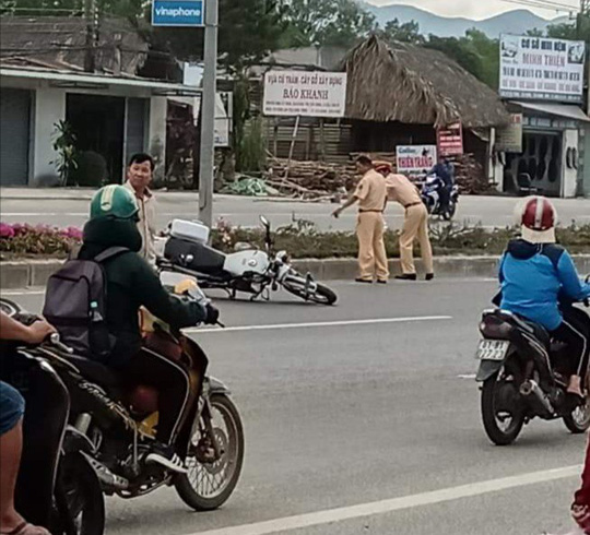 Tài xế ép xe khiến đại úy CSGT tử vong khai 