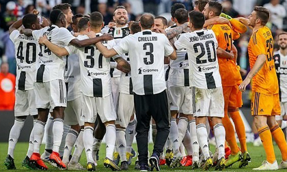 Ronaldo góp công, Juventus vô địch Serie A trước 5 vòng đấu