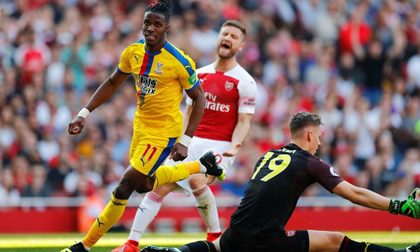 Thua sốc Palace, Arsenal lỡ cơ hội bứt phá