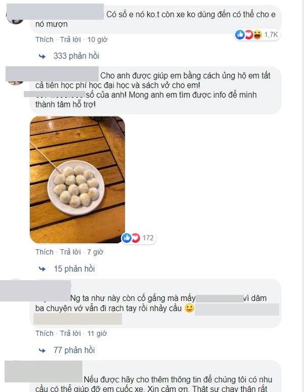 Nhiều người mong muốn được giúp đỡ cô gái.