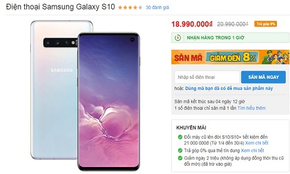 Top smartphone giảm giá “sốc” từ 2-5 triệu đồng dịp lễ 30/04