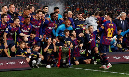 Messi rực sáng, Barcelona lên ngôi bá chủ La Liga