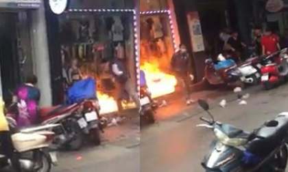 Đã bắt được đối tượng bịt mặt tẩm xăng đốt cửa hàng của ‘vợ hờ’