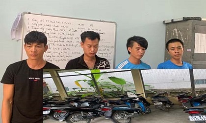 Bắt ổ nhóm gây ra hàng chục vụ trộm cắp xe máy