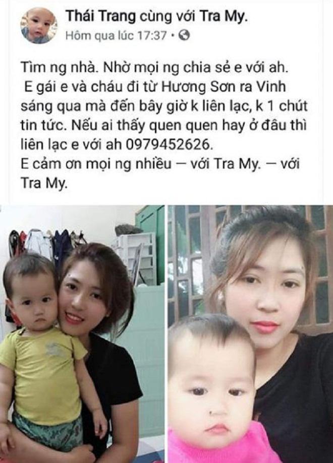 hai me con mat tich bi an, gia dinh lien tuc dang tin len facebook cau cuu cong dong mang - 1