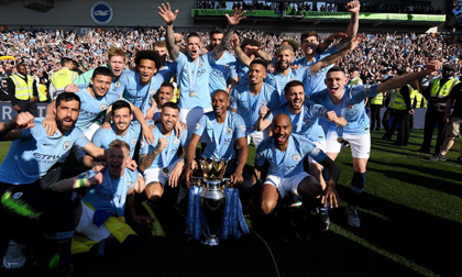 Thắng tưng bừng, Man City vô địch Ngoại hạng Anh 2018/19