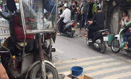 Người đàn ông đi xe máy tử vong sau va chạm với xe ba bánh