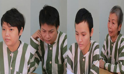Công bố hình ảnh 4 nữ nghi can giết người, đổ bê tông ở Bình Dương