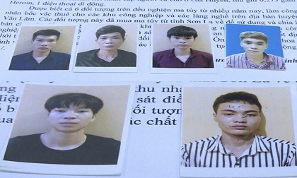 Bắt giữ 6 đối tượng từ Sơn La về Hưng Yên để bán ma túy