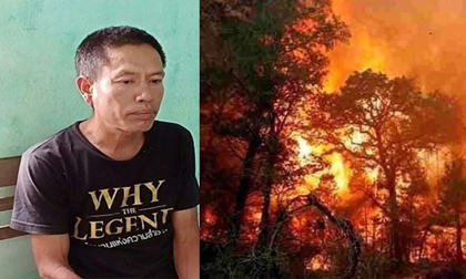 Người đàn ông đốt rác gây cháy rừng ở Hà Tĩnh: Đối mặt án tù 7-12 năm