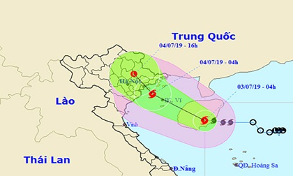 Bão số 2 sẽ đổ bộ vào Quảng Ninh đến Nam Định, mưa to khắp nơi