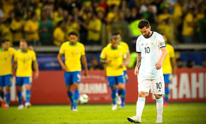 Gục ngã dưới chân Brazil, Argentina cúi đầu rời Copa America