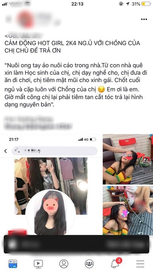 Xôn xao hình ảnh thiếu nữ 15 tuổi bị đánh ghen dã man, cắt trụi tóc do ngoại tình với chồng 'sếp'
