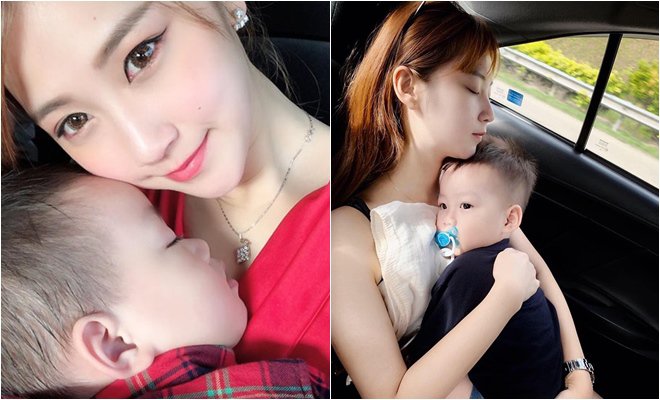 hotgirl duoc co truong mh370 nhan tin tan tinh da lam me, nhin mat con trai ma bat ngo - 12