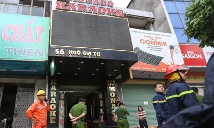 Hà Nội: Cháy quán karaoke 7 tầng, nhiều người tháo chạy