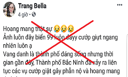 Cô gái bị phạt 12,5 triệu đồng vì đăng tin sai gây 'sốc' trên facebook