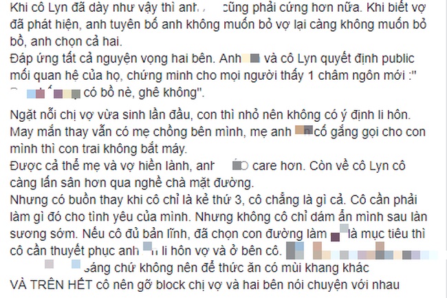 Chuyện ông chồng ngoại tình với cô mẫu trẻ và tuyên bố thẳng không muốn bỏ ai vì vẫn yêu vợ