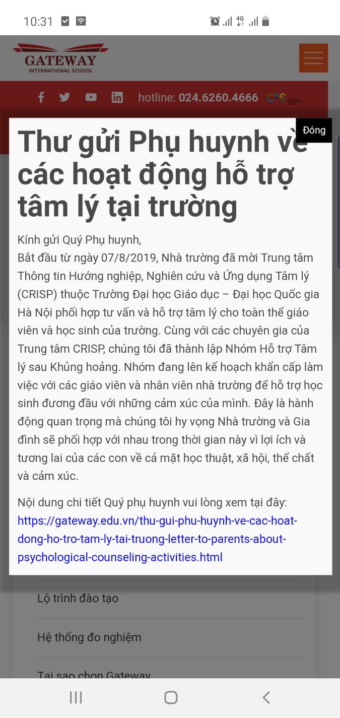 truong gateway lap nhom ho tro tam ly sau khung hoang hinh anh 1