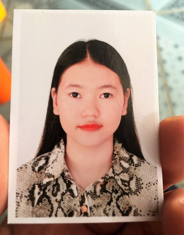Chân dung nữ sinh Lê Thị Diệu Linh. Ảnh Thanh Niên