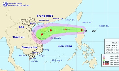 Áp thấp nhiệt đới giật cấp 8, di chuyển thần tốc vào Biển Đông
