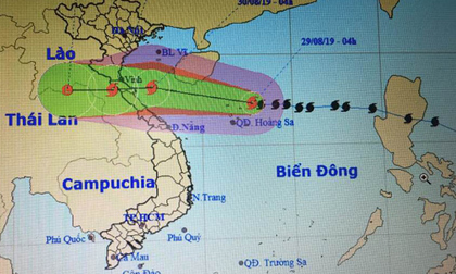 Áp thấp sắp thành bão cách Hoàng Sa 740km, những thành phố nào có thể ngập lụt?