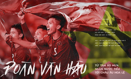 Đoàn Văn Hậu - từ tấm áo mưa ngăn nước tiểu tới châu Âu hoa lệ