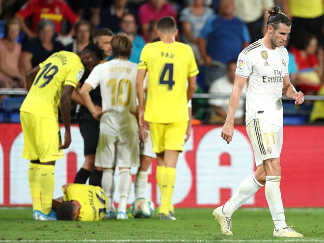 Bale lap cu dup va nhan the do trong ngay Real hoa Villarreal hinh anh 2 
