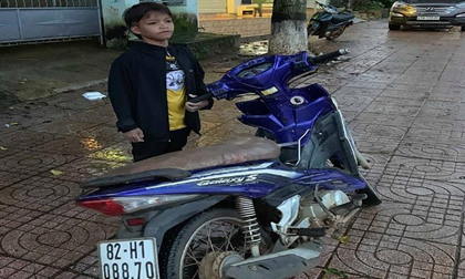 Trẻ 13 tuổi chạy xe máy gần 300km từ Kon Tum sang Đắk Lắk