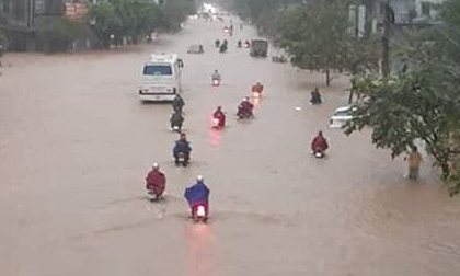 Trận mưa lớn khủng khiếp ở Thái Nguyên lập kỷ lục trong 30 năm trở lại đây