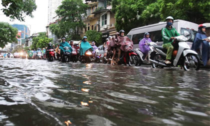 Dự báo thời tiết 11/9, Hà Nội mưa to, có nguy cơ ngập lụt