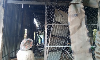 Tủ lạnh chập điện gây cháy rụi căn nhà cùng số tiền 40 triệu đồng