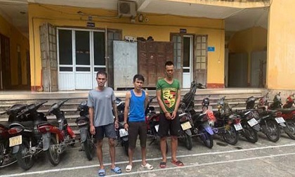 Bắt ổ nhóm gây ra hơn 20 vụ trộm cắp xe máy