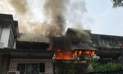 Hà Nội: Hàng trăm người hốt hoảng khi 'chuồng cọp' tại khu tập thể Kim Liên bốc cháy dữ dội