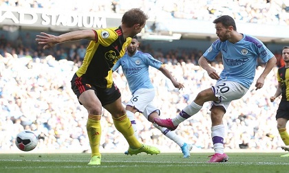 Hủy diệt Watford 8 bàn không gỡ, Man City đi vào lịch sử Ngoại hạng Anh