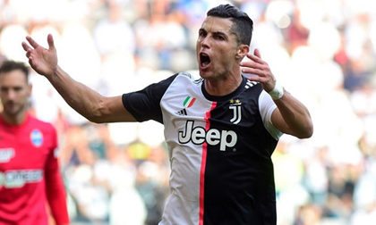 Ronaldo trở lại và ghi bàn giúp Juventus vươn lên ngôi đầu